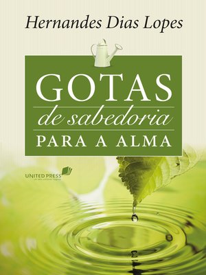 cover image of Gotas de sabedoria para a alma